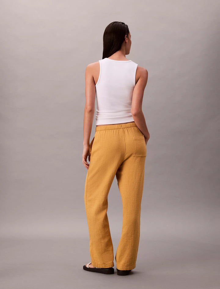 Calvin Klein Double Gauze Pull-On Pants