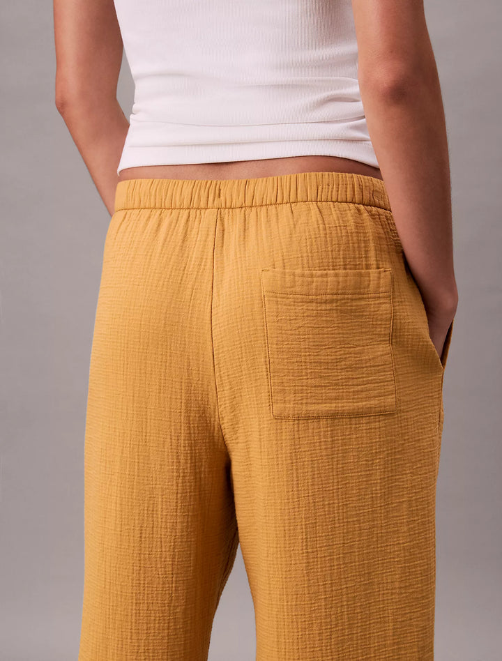 Calvin Klein Double Gauze Pull-On Pants