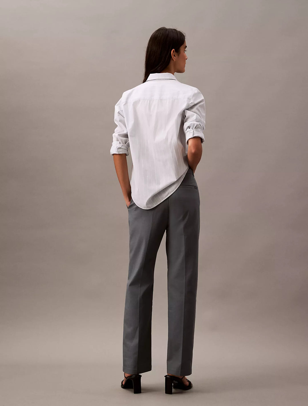 Calvin Klein Cotton Stretch Straight Fit Chino Pants