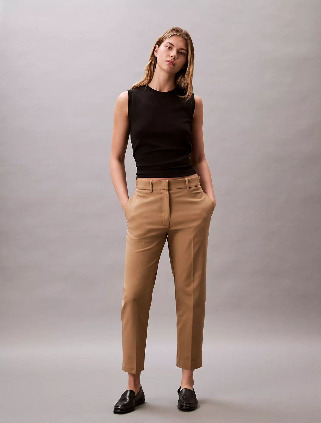 Calvin Klein Cotton Stretch Straight Fit Chino Pants