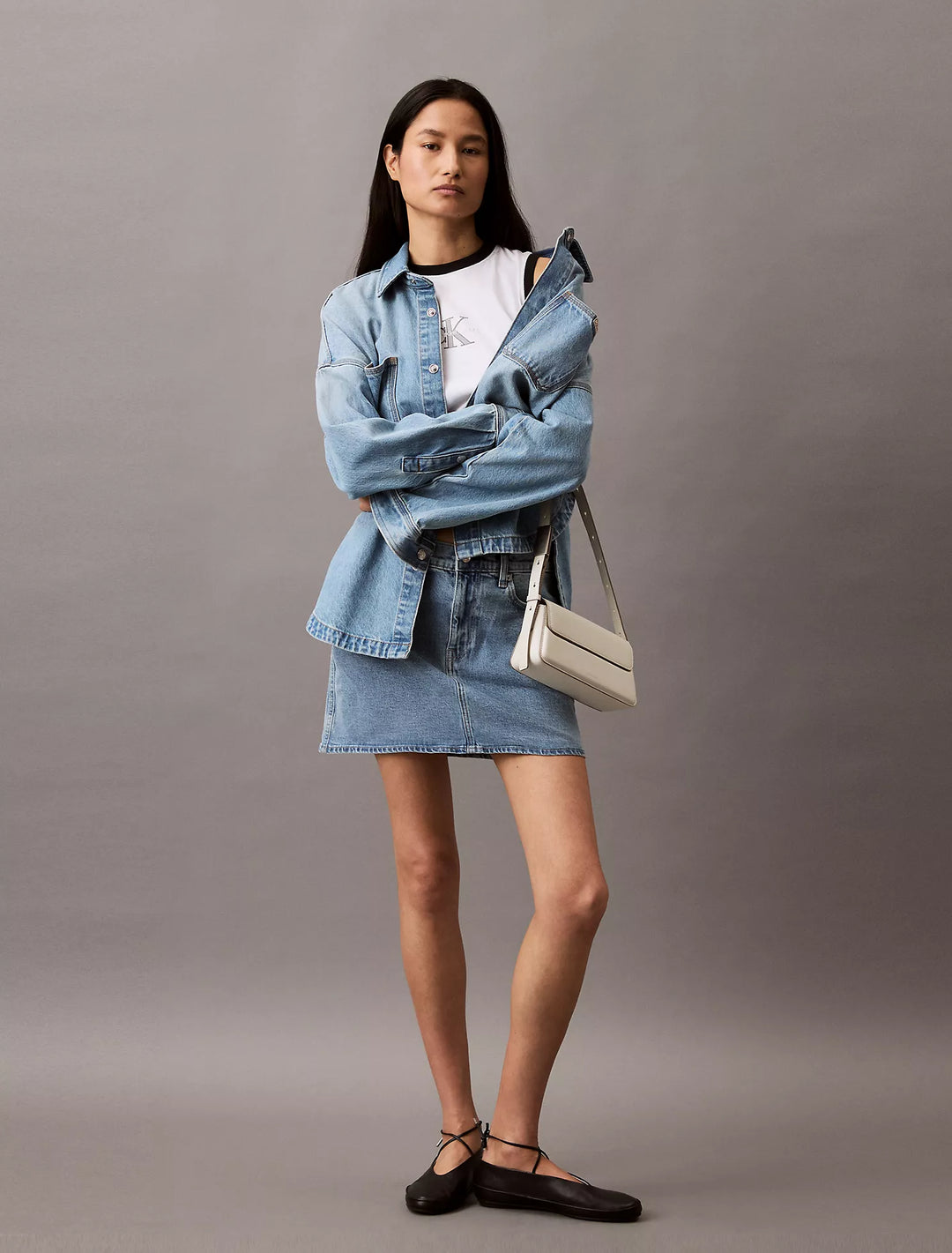 Calvin Klein Denim Mini Skirt