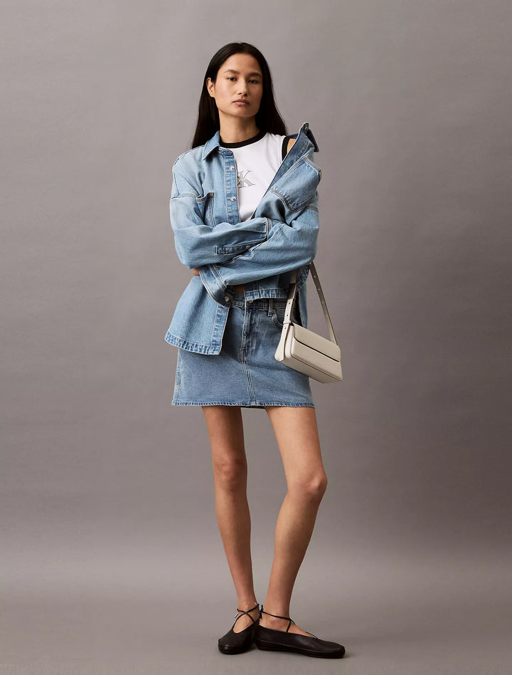 Calvin Klein Denim Mini Skirt