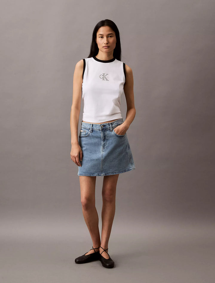 Calvin Klein Denim Mini Skirt