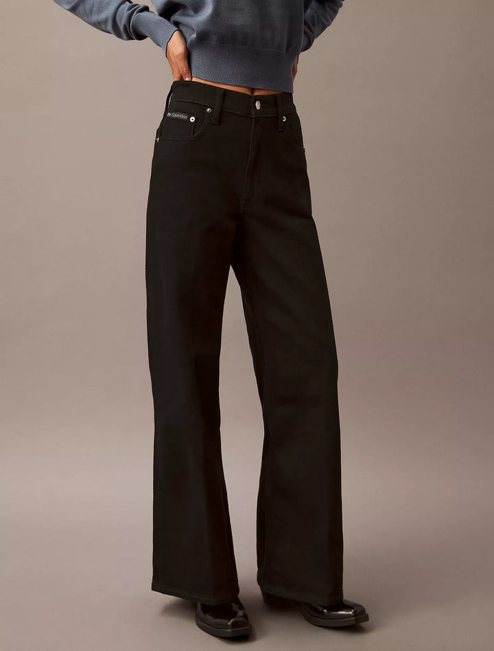 Calvin Klein Ultra High Rise Wide Leg Fit Jeans