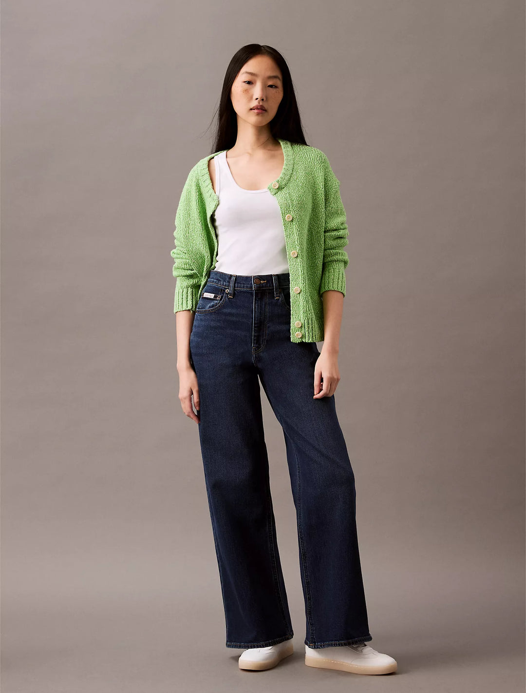 Calvin Klein Ultra High Rise Wide Leg Fit Jeans