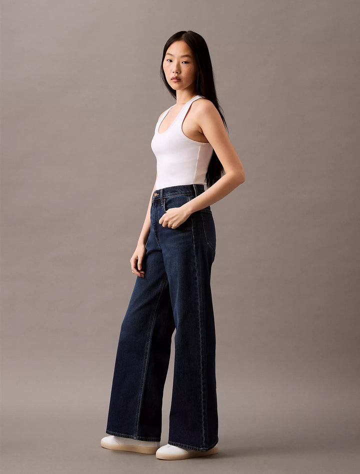 Calvin Klein Ultra High Rise Wide Leg Fit Jeans