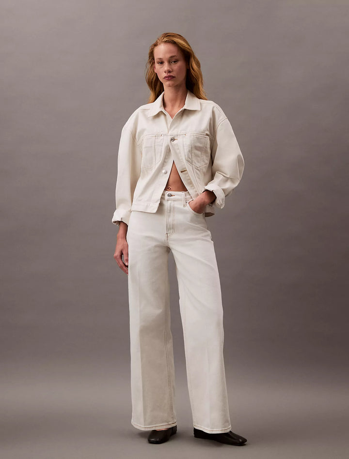 Calvin Klein Ultra High Rise Wide Leg Fit Jeans