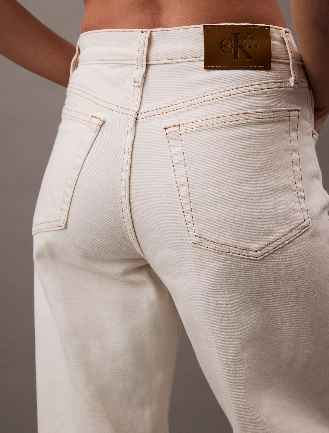 Calvin Klein Ultra High Rise Wide Leg Fit Jeans