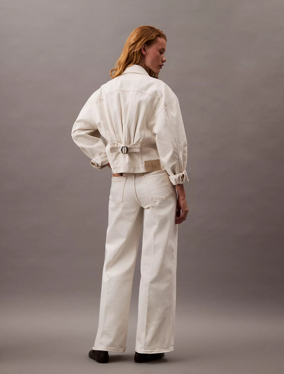 Calvin Klein Ultra High Rise Wide Leg Fit Jeans