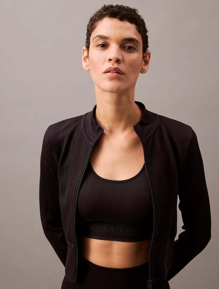Calvin Klein Rib Sport Medium Impact Sports Bra