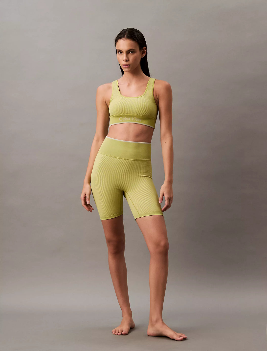 Calvin Klein Rib Sport Medium Impact Sports Bra