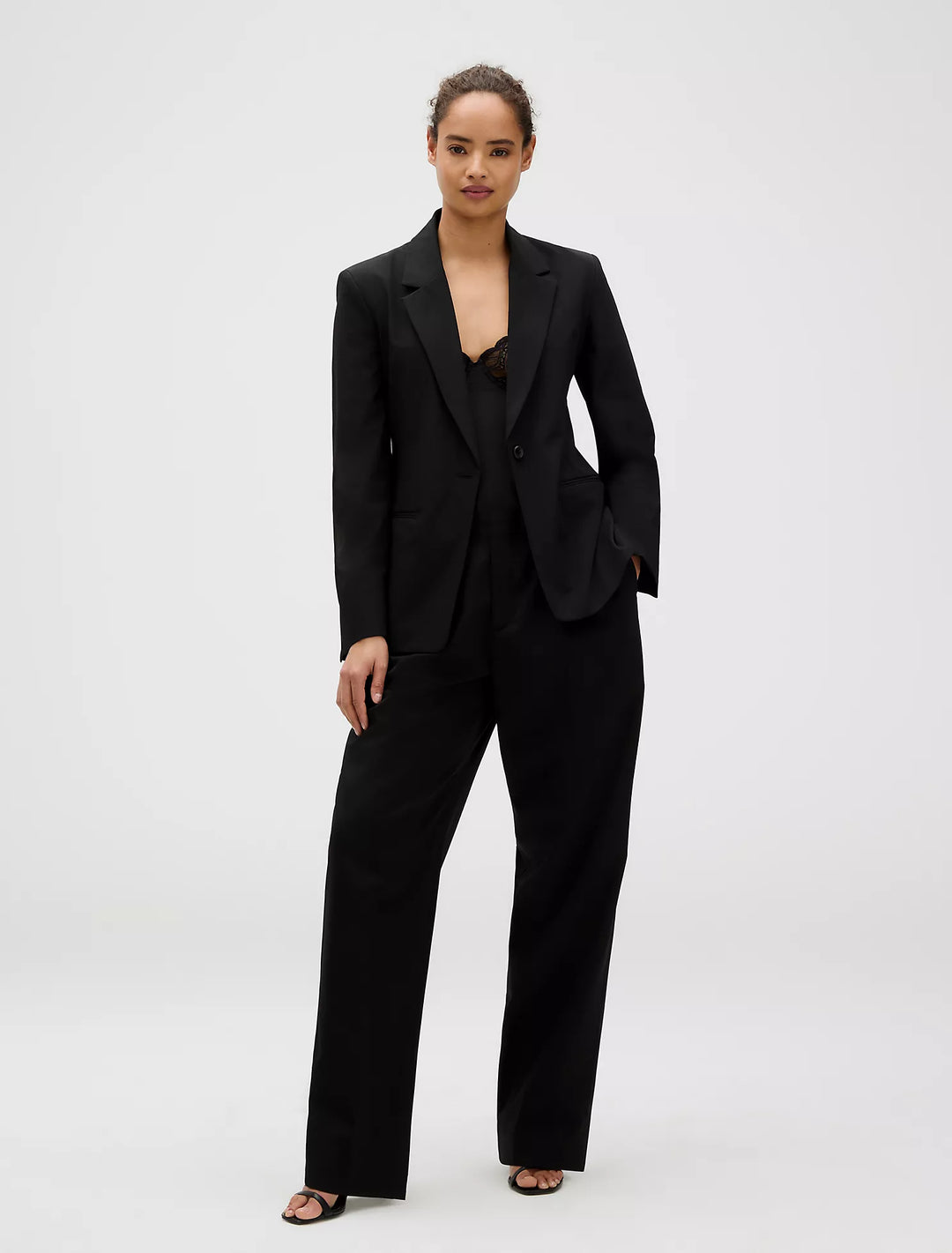 Calvin Klein Refined Stretch Cinched Blazer