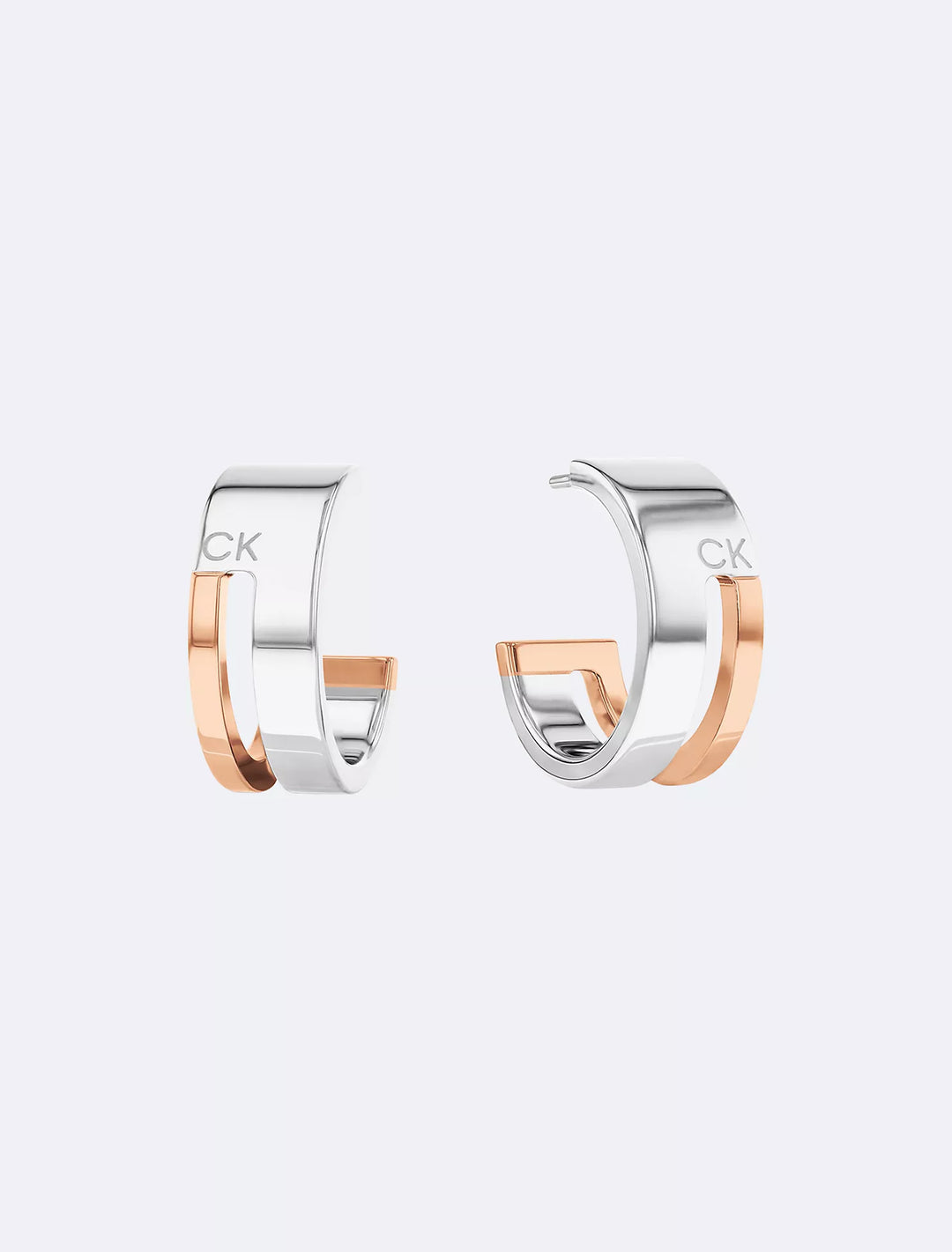 Calvin Klein Sculptural Hoop Earrings