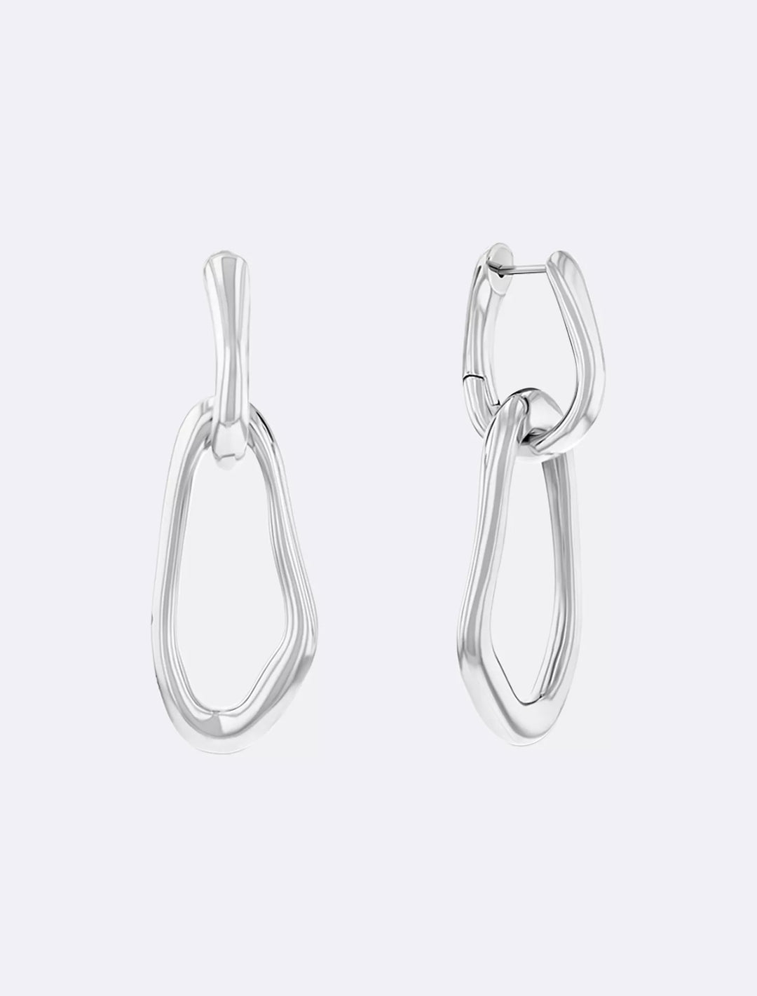 Calvin Klein Organic Chain Link Earrings