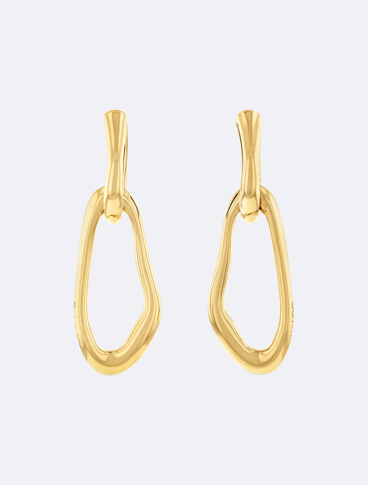 Calvin Klein Organic Chain Link Earrings