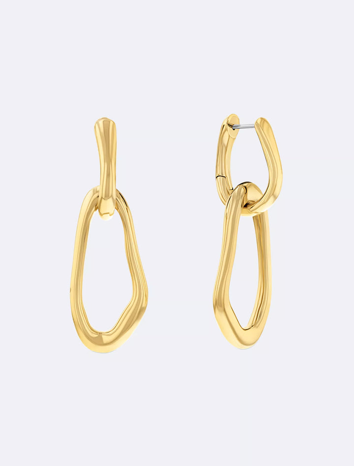 Calvin Klein Organic Chain Link Earrings