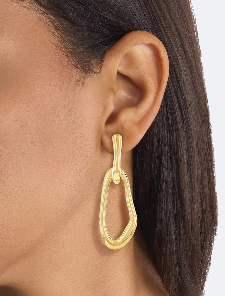 Calvin Klein Organic Chain Link Earrings