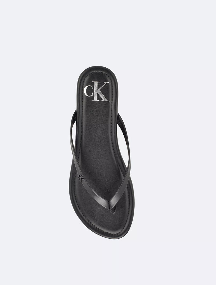 Calvin Klein Women's Solid T-Strap Sandal