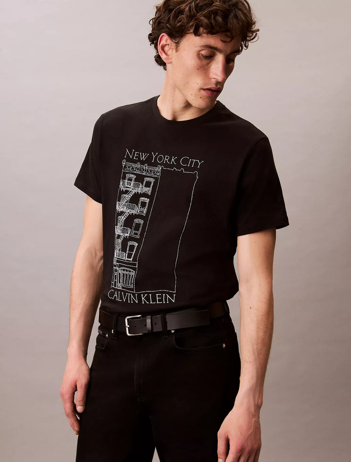 Calvin Klein Apartment Logo Graphic Classic T-Shirt