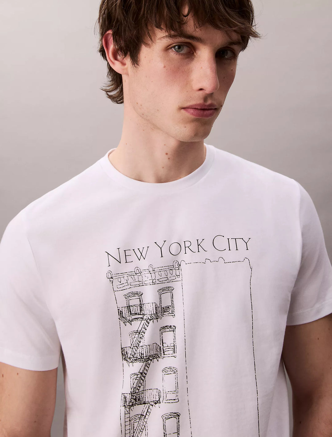 Calvin Klein Apartment Logo Graphic Classic T-Shirt