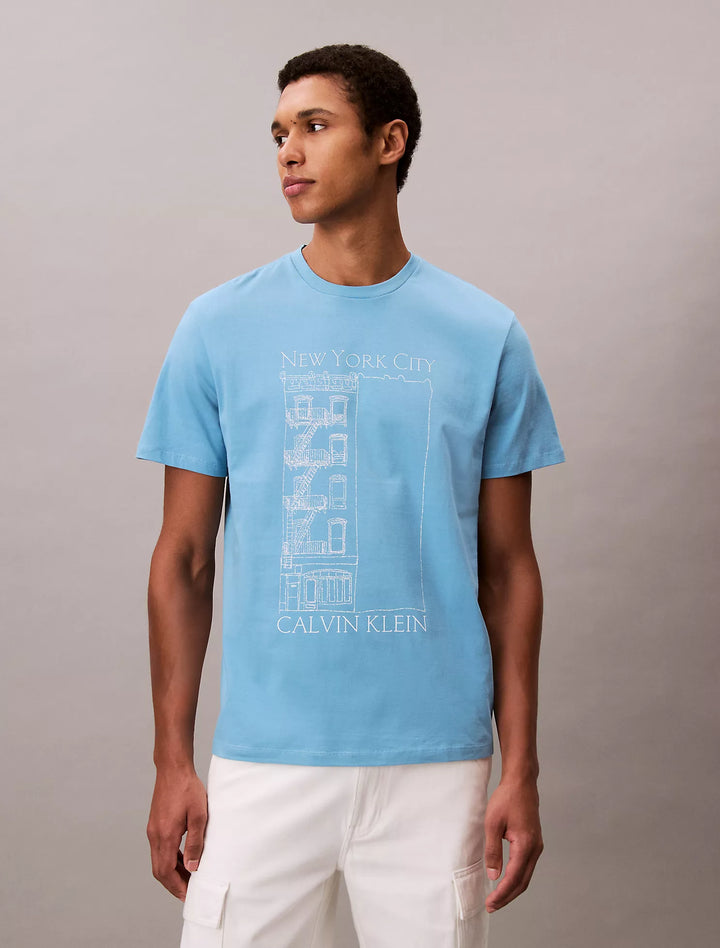 Calvin Klein Apartment Logo Graphic Classic T-Shirt