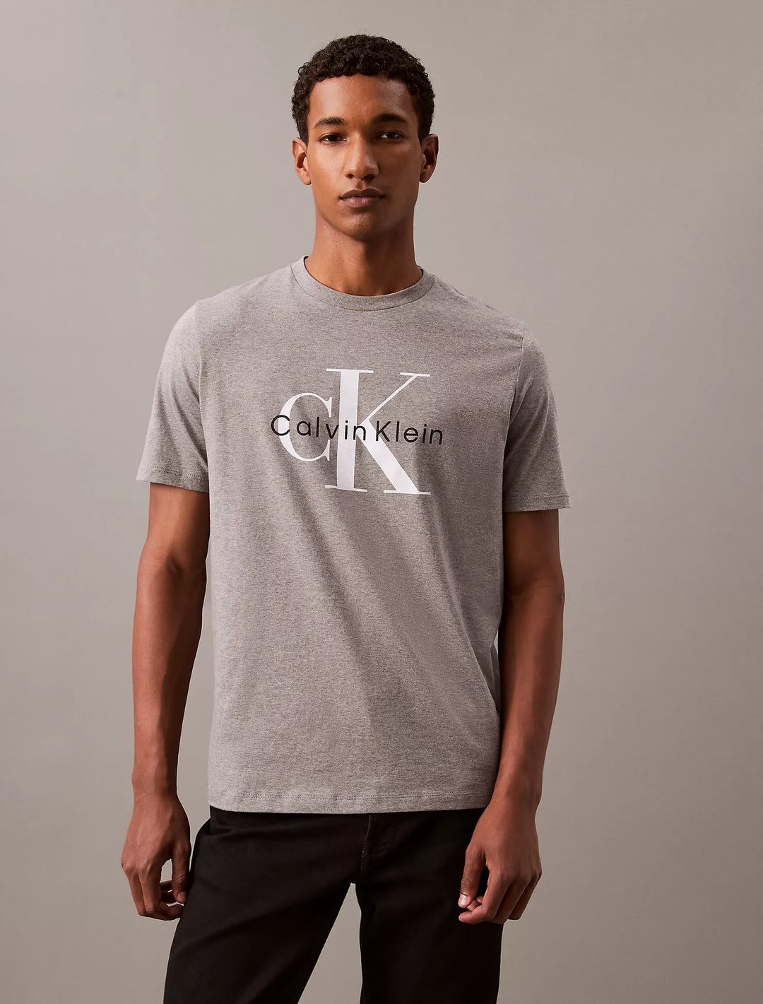 Calvin Klein Monogram Logo Crewneck T-Shirt