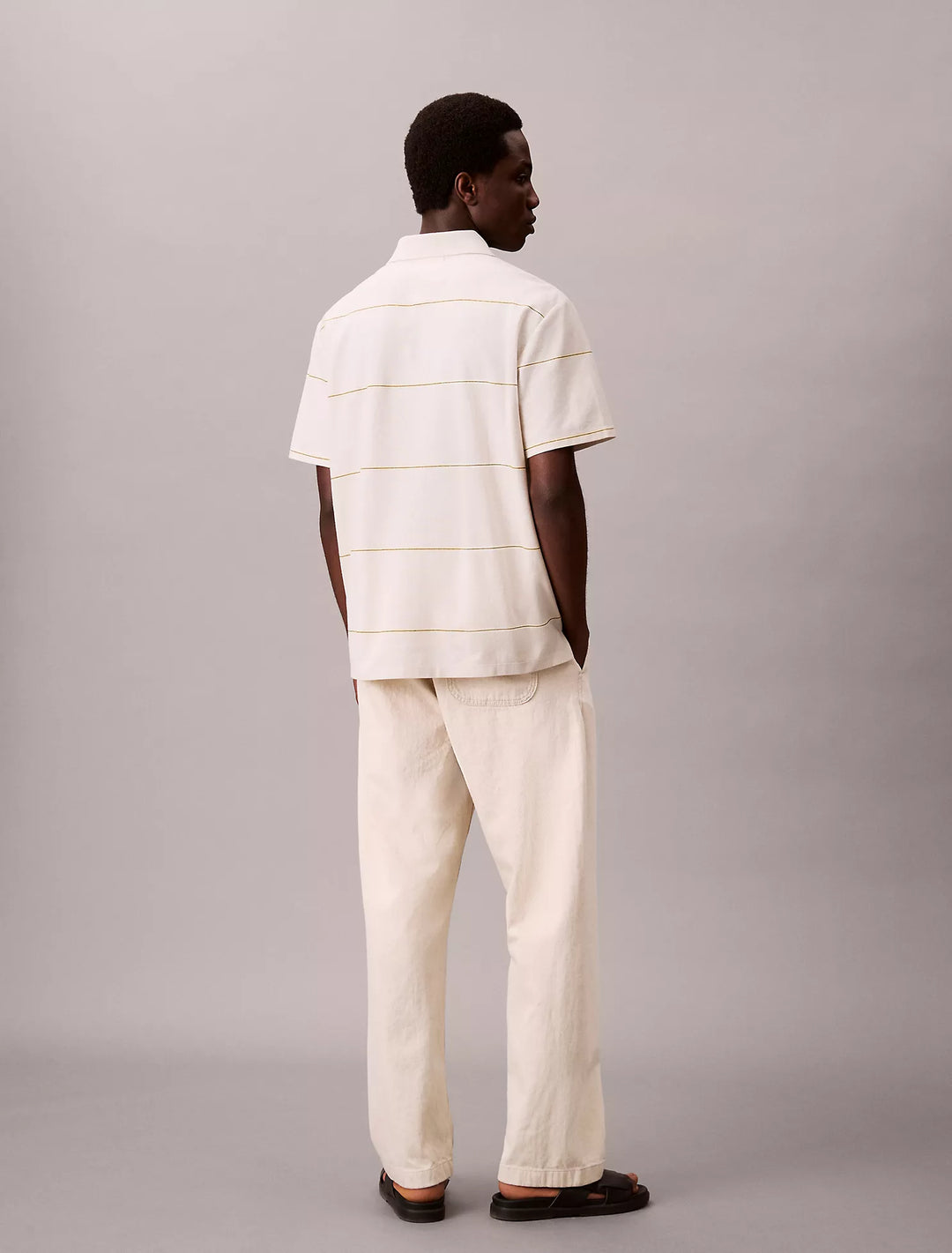 Calvin Klein Stripe Relaxed Polo Shirt