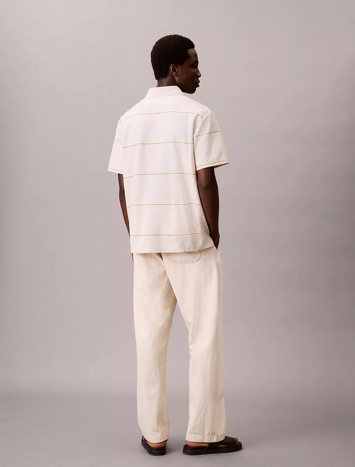 Calvin Klein Stripe Relaxed Polo Shirt