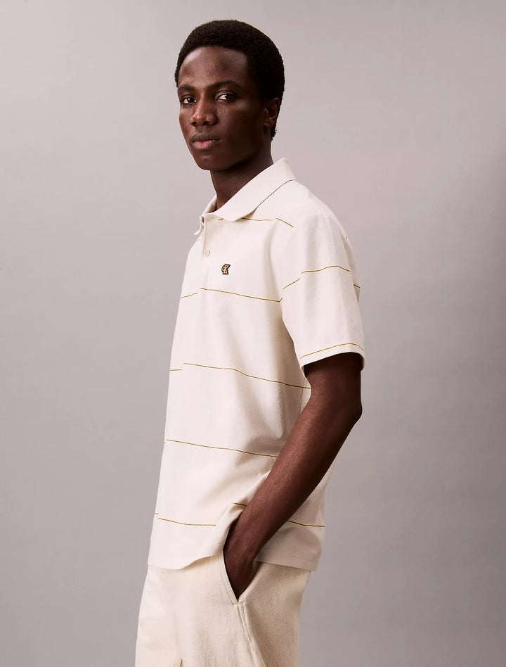 Calvin Klein Stripe Relaxed Polo Shirt
