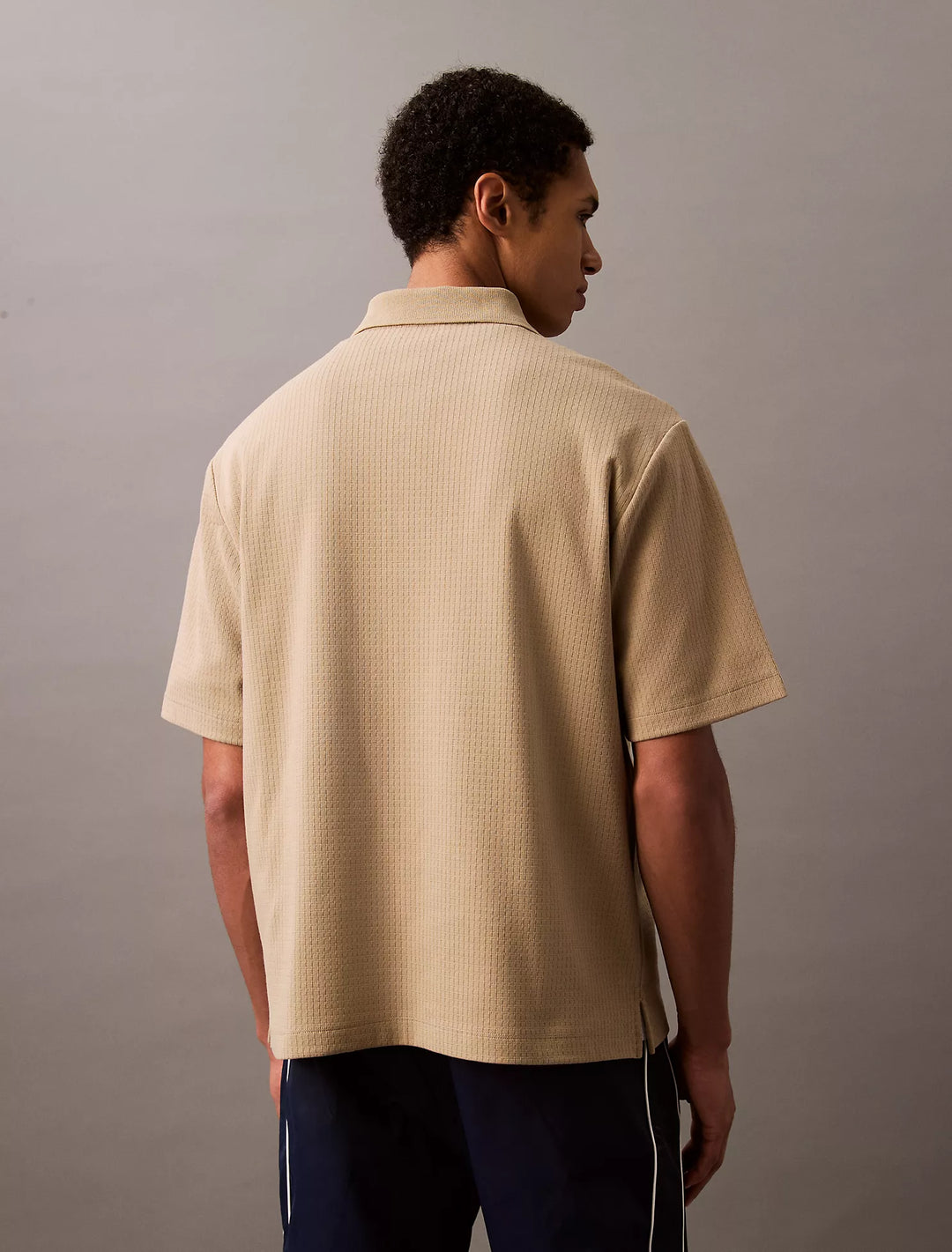 Calvin Klein Chainstitch Relaxed Polo Shirt