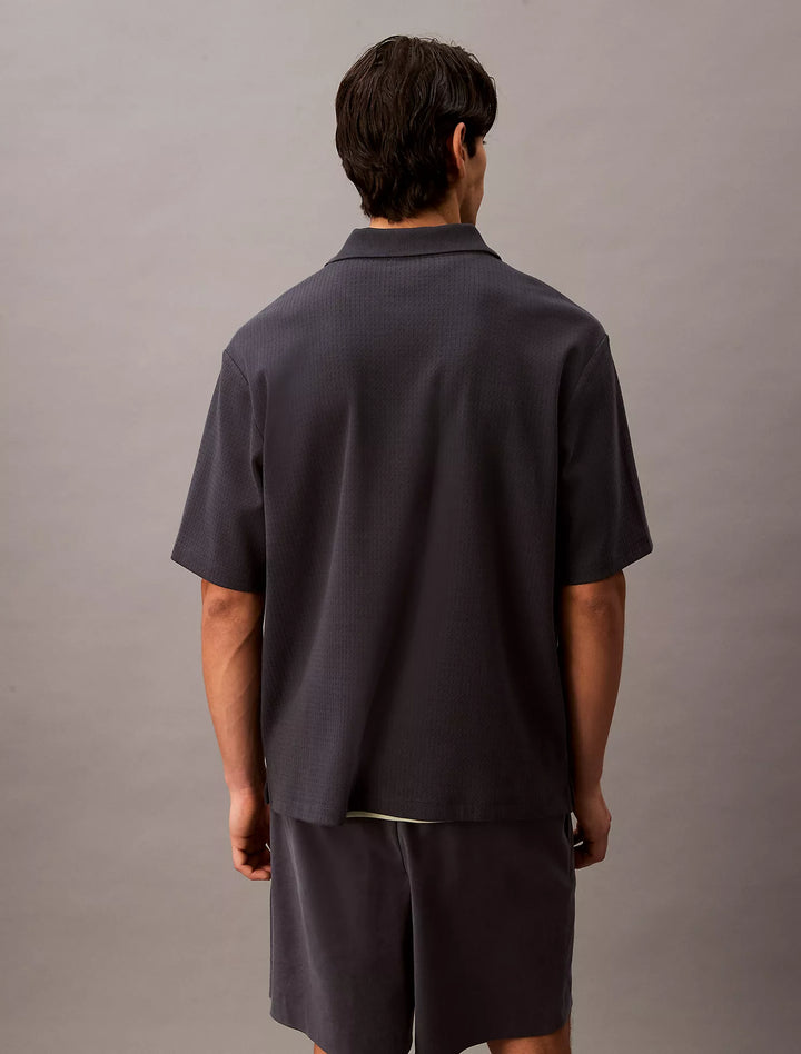 Calvin Klein Chainstitch Relaxed Polo Shirt