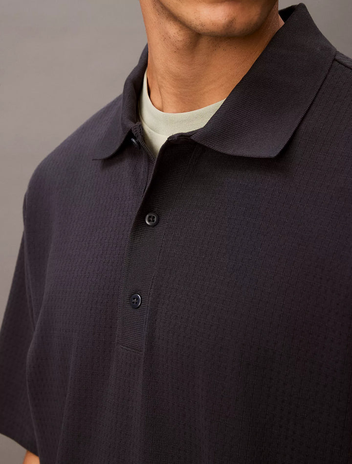 Calvin Klein Chainstitch Relaxed Polo Shirt