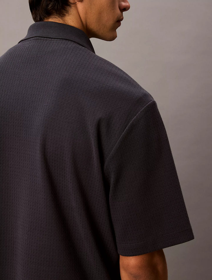 Calvin Klein Chainstitch Relaxed Polo Shirt