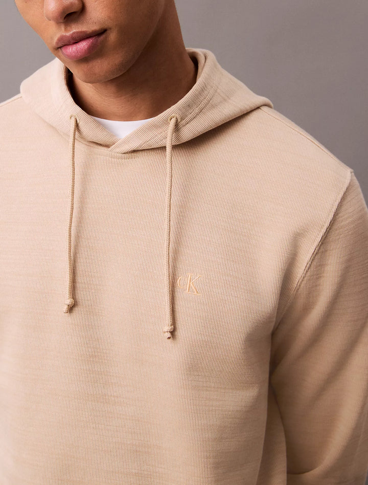 Calvin Klein Cotton Blend Ribbed Classic Hoodie