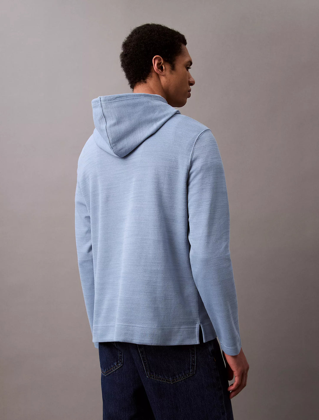 Calvin Klein Cotton Blend Ribbed Classic Hoodie