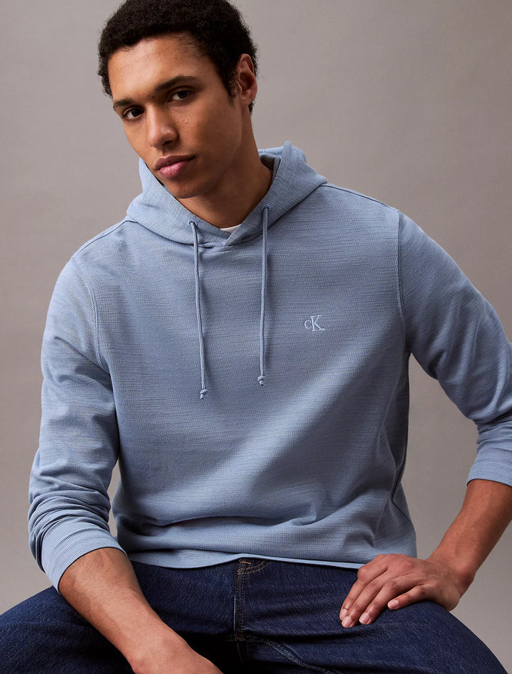 Calvin Klein Cotton Blend Ribbed Classic Hoodie