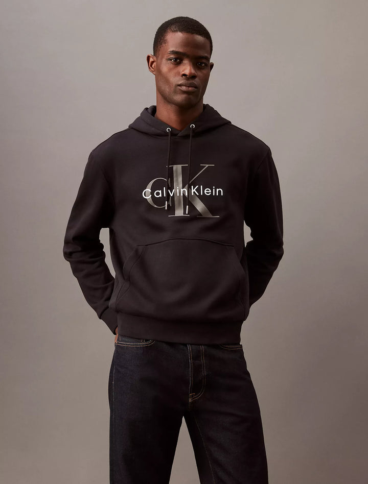 Calvin Klein Monogram Logo Fleece Hoodie