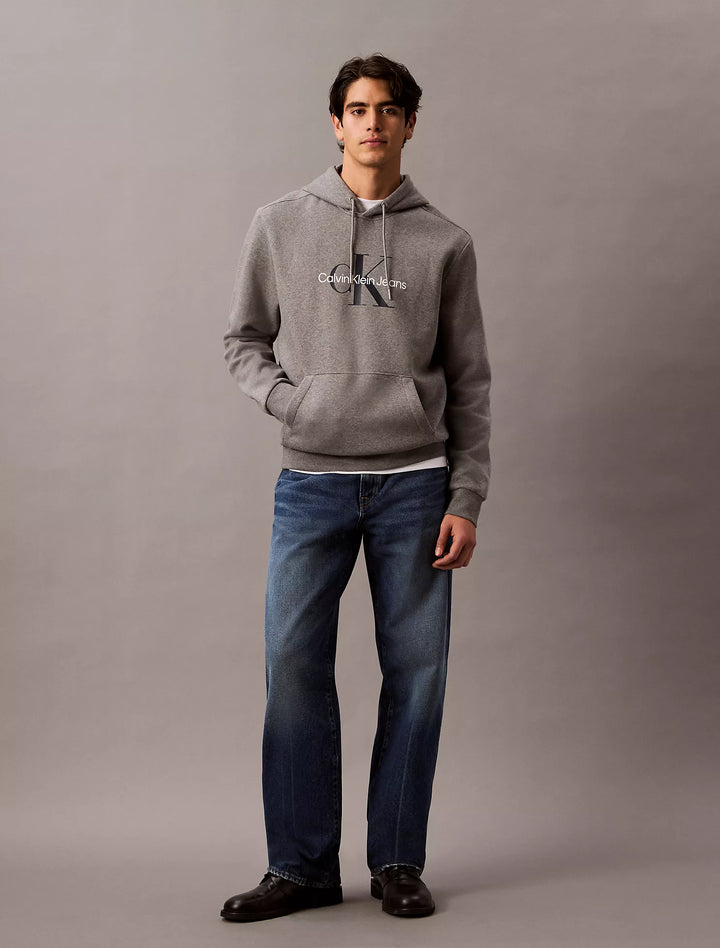 Calvin Klein Monogram Logo Fleece Hoodie