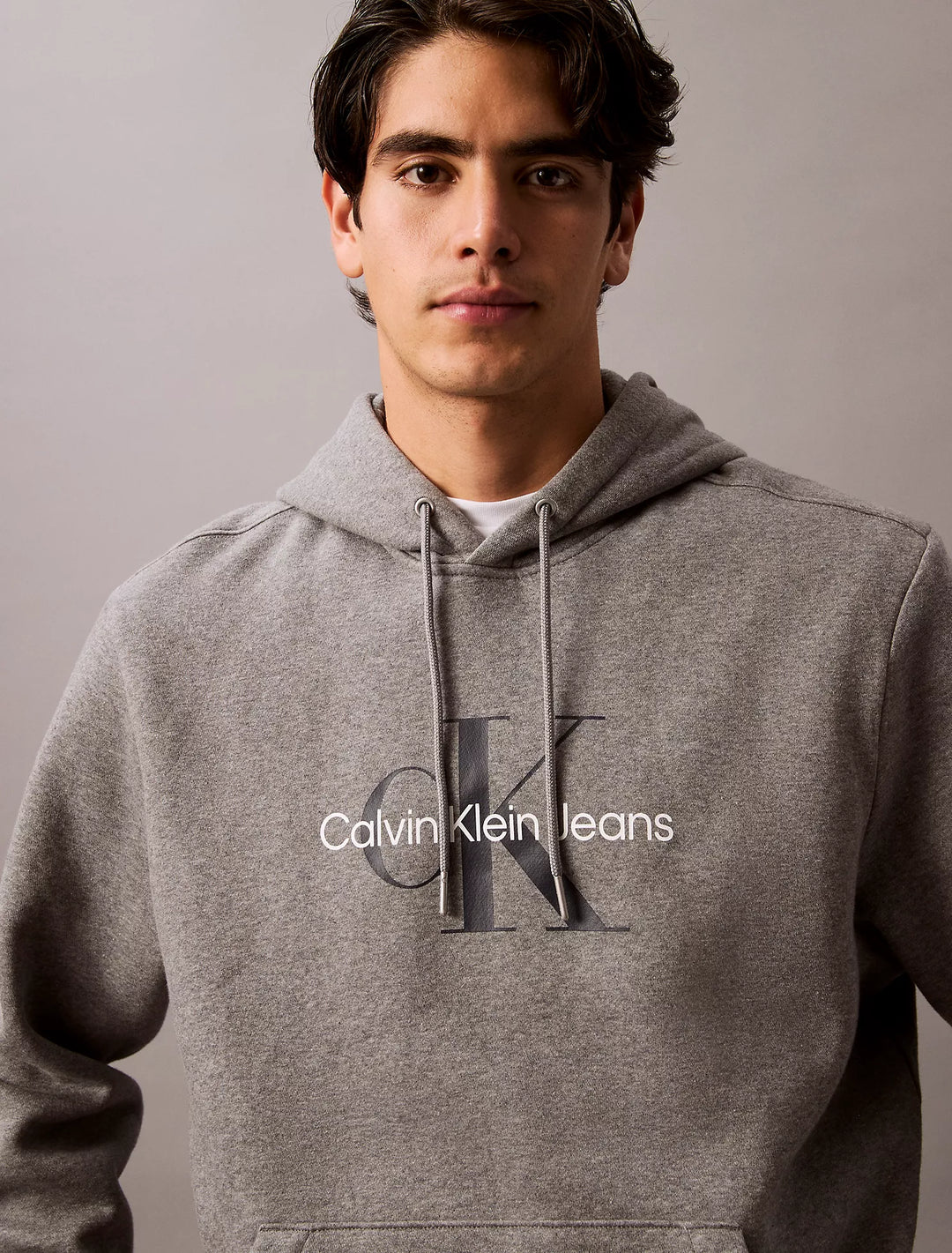 Calvin Klein Monogram Logo Fleece Hoodie