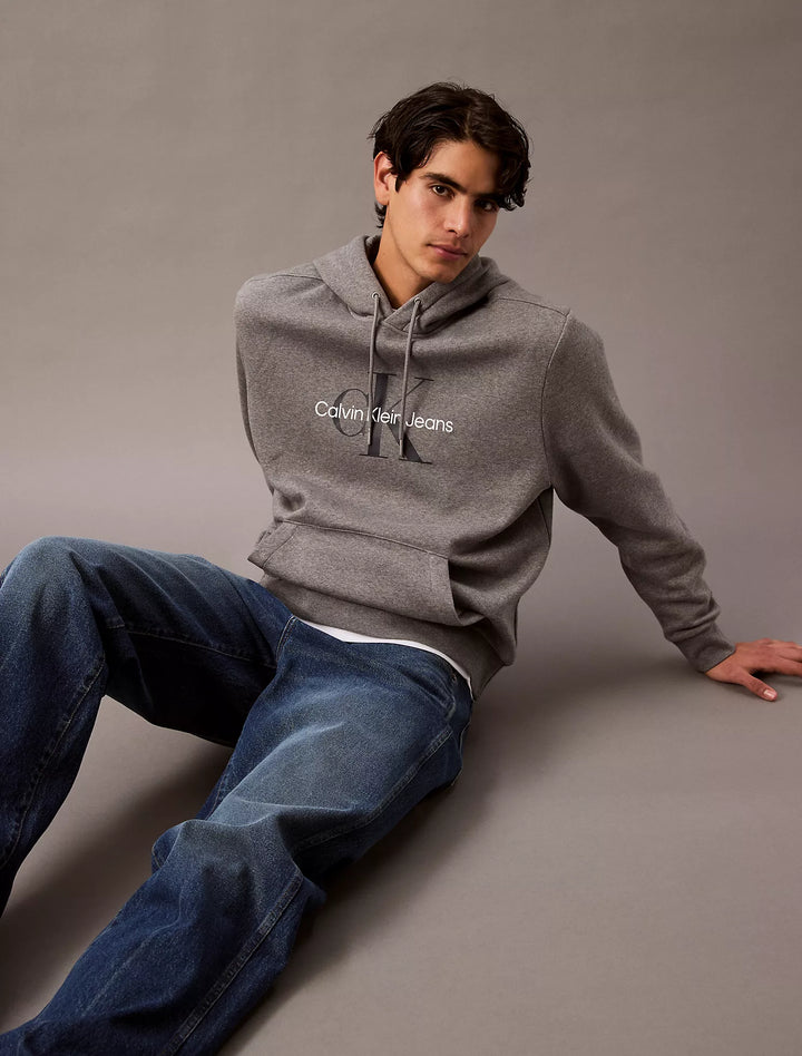 Calvin Klein Monogram Logo Fleece Hoodie