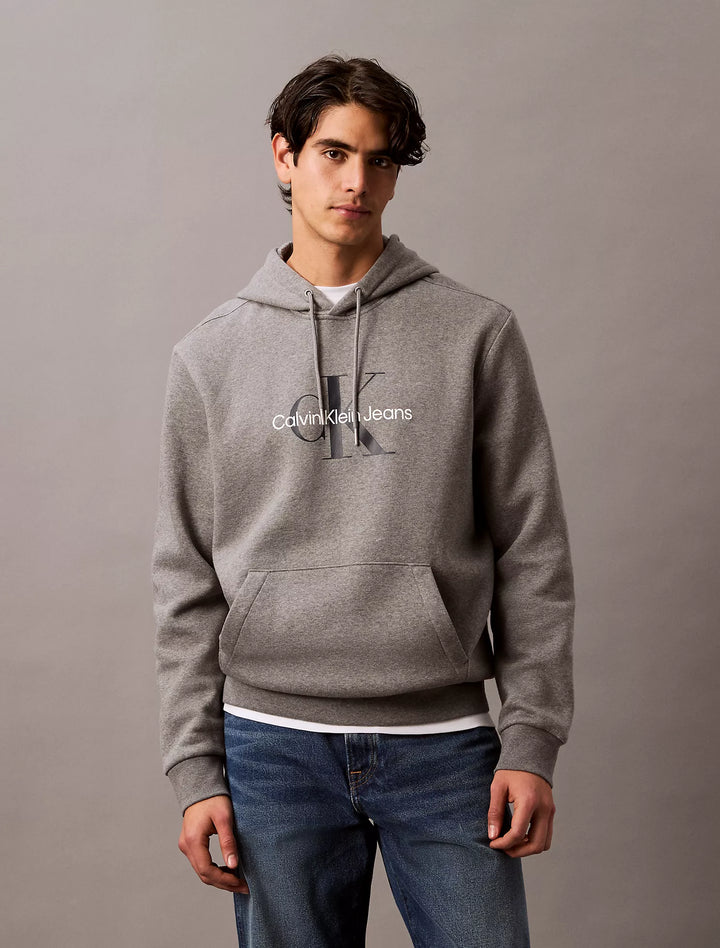Calvin Klein Monogram Logo Fleece Hoodie