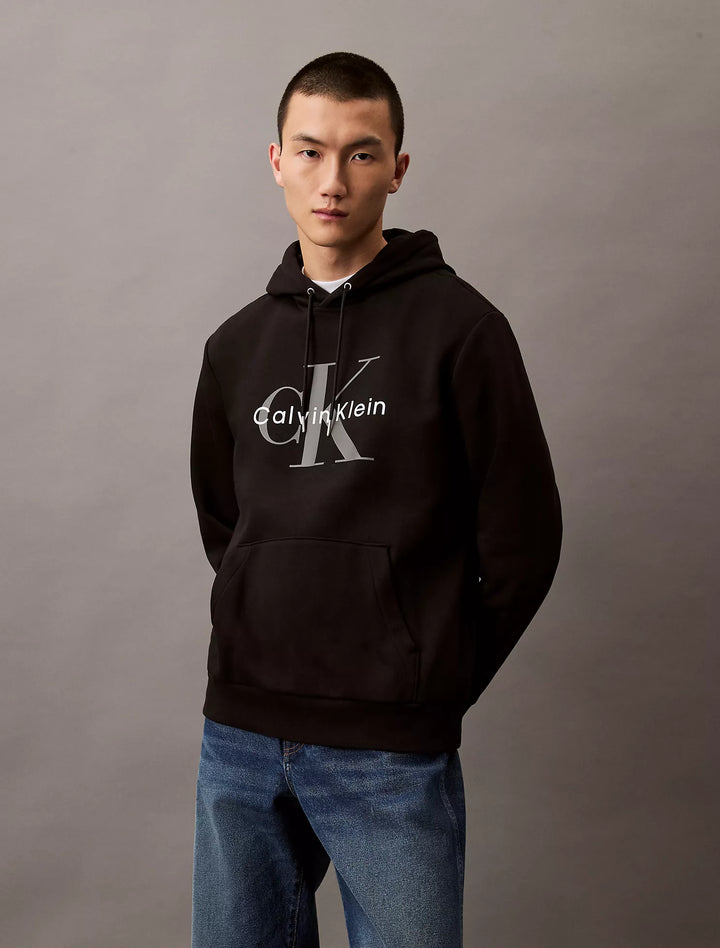 Calvin Klein Monogram Logo Fleece Hoodie