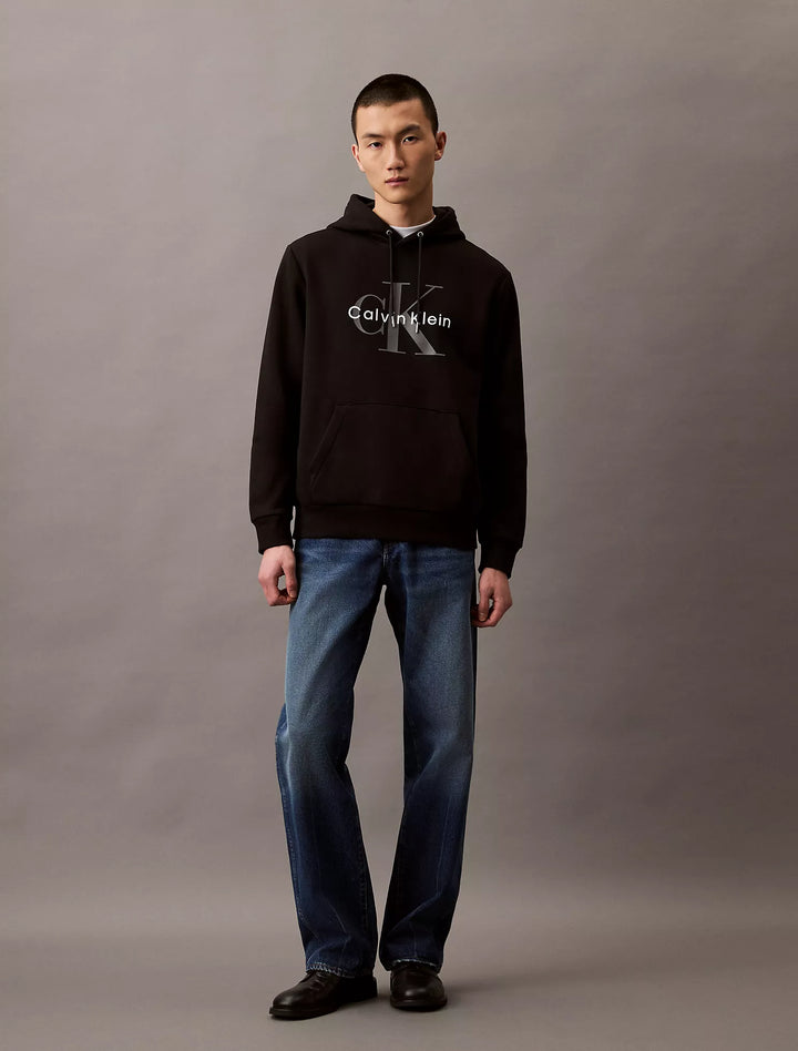 Calvin Klein Monogram Logo Fleece Hoodie