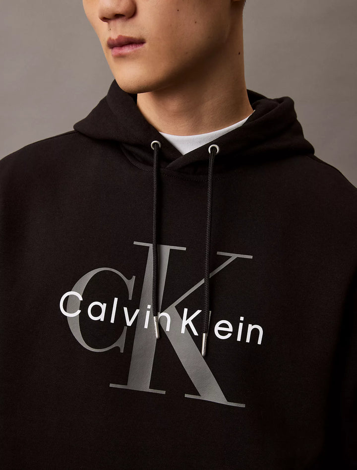 Calvin Klein Monogram Logo Fleece Hoodie