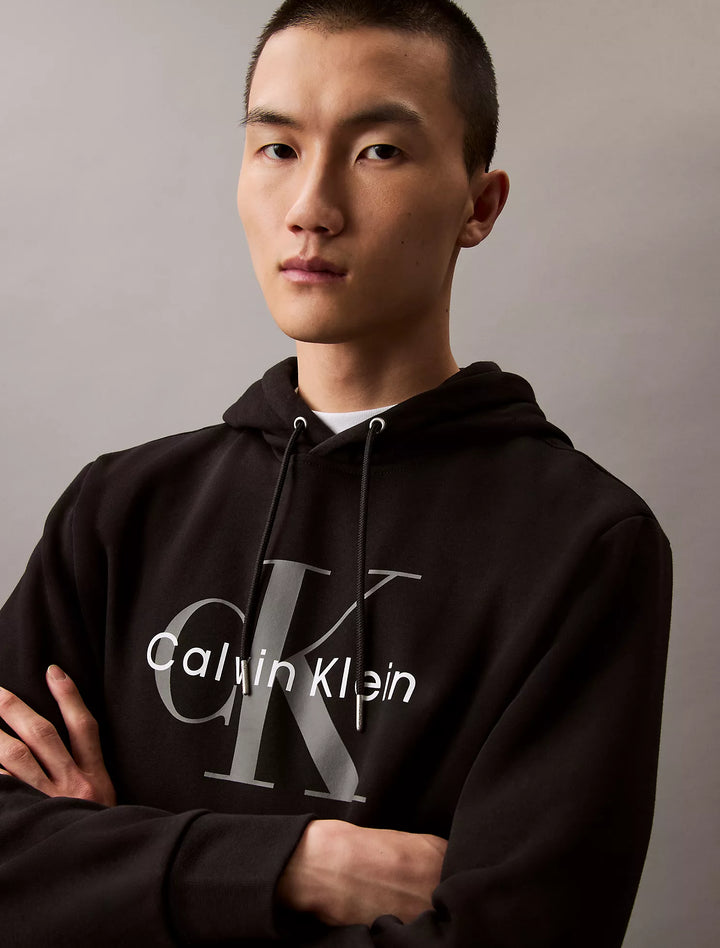 Calvin Klein Monogram Logo Fleece Hoodie