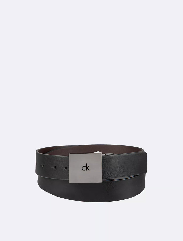 Calvin Klein Reversible Square Logo Plaque Belt