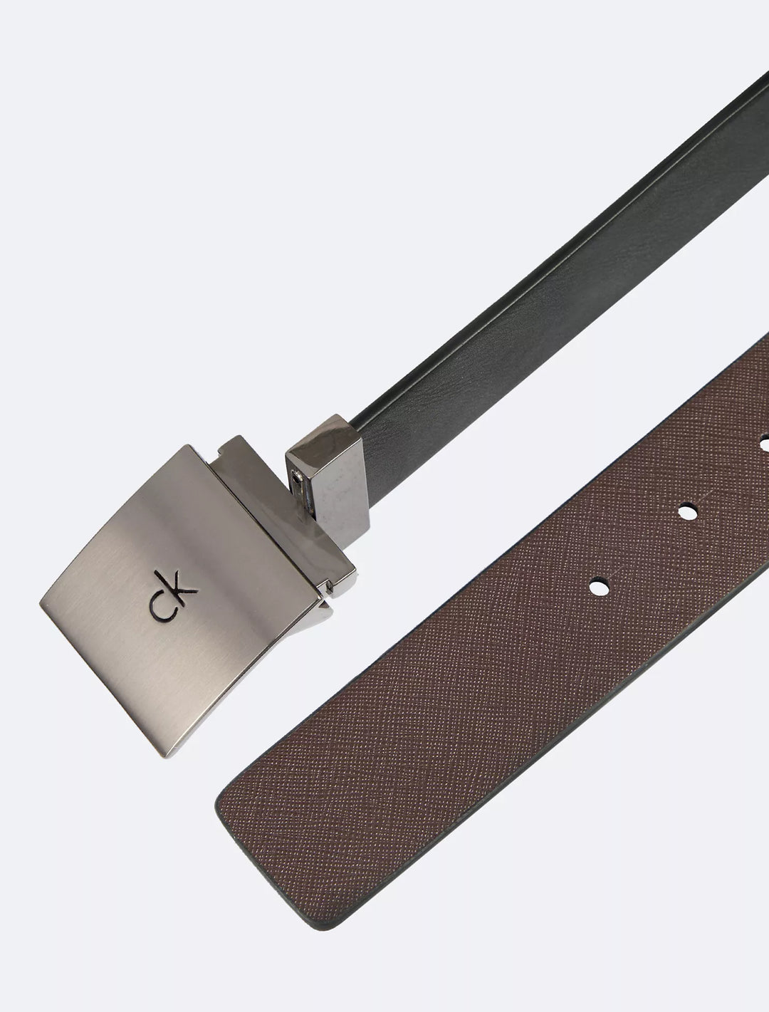 Calvin Klein Reversible Square Logo Plaque Belt