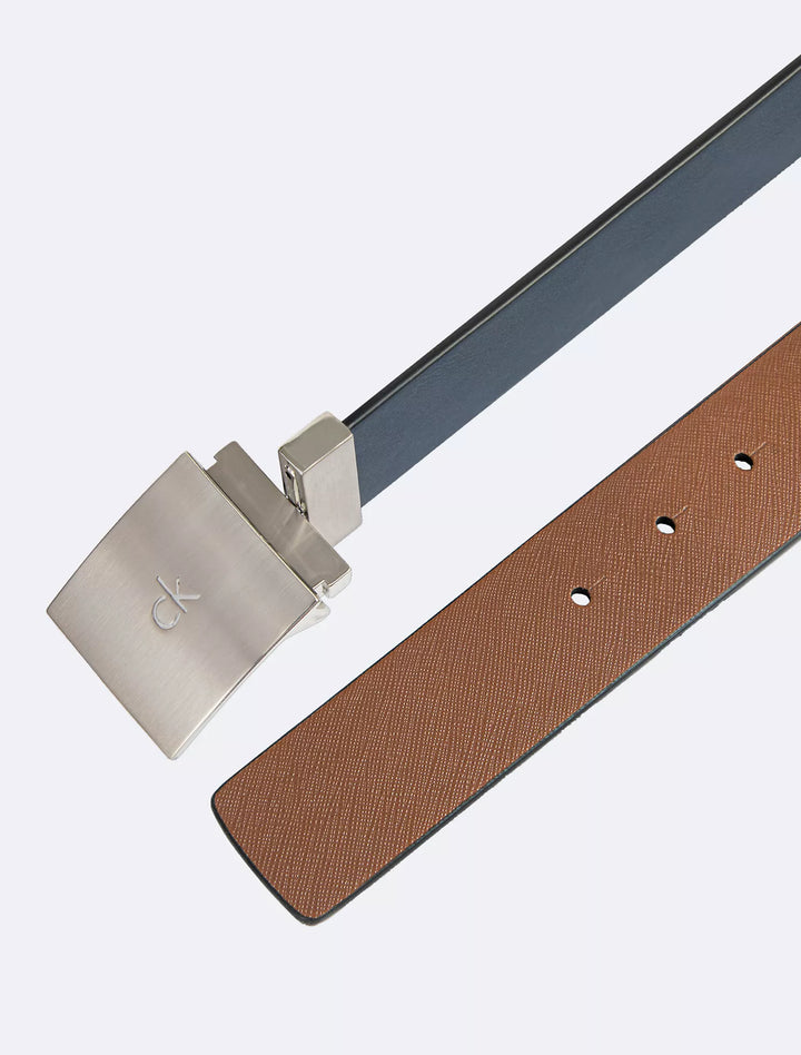 Calvin Klein Reversible Square Logo Plaque Belt