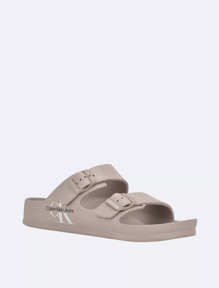 Calvin Klein Men's Zion Double Strap Slide Sandal