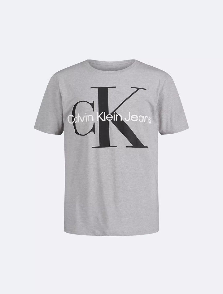 Calvin Klein Boys Monogram Logo Classic Crewneck T-Shirt